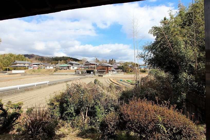 伊賀市三田平屋古民家からの眺望